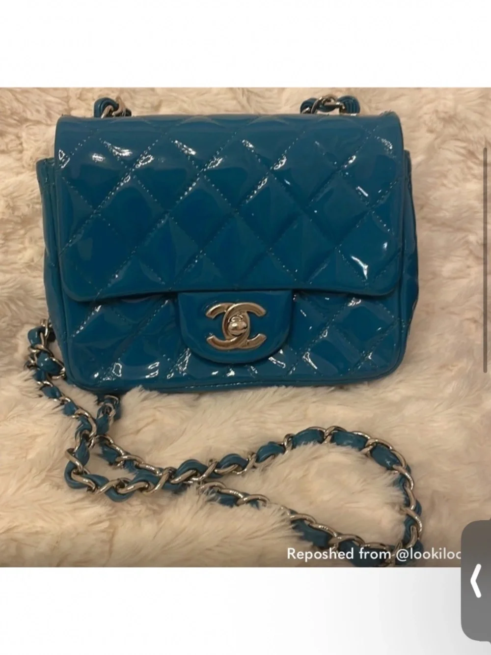 Vintage Chanel mini square flap